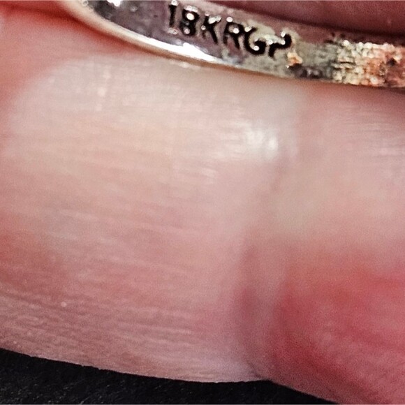 *Sale* 18KRGP three skulls ring - Picture 6 of 11